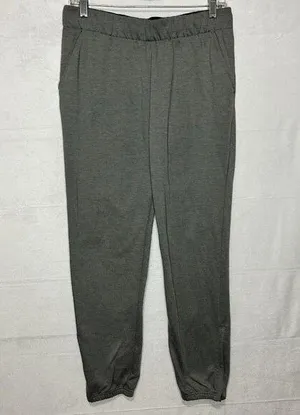Nike Jogger Pants Gray Dri-Fit Zip Ankle Tapered Athleisure Sz M (30x28.5) thumbnail 1
