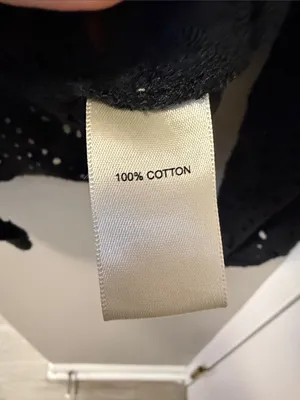 $178 NWOT Joie Black Eyelet Button-Down Top – 100% Cotton – Size XS thumbnail 6