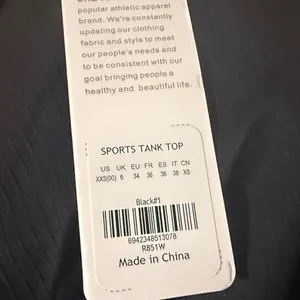 CRZ YOGA Black Sports Bra xxs thumbnail 3