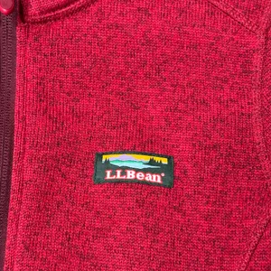 L.L. Bean Women’s Sweater Fleece Full Zip Jacket Red‎ Size Small thumbnail 5