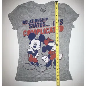 Disney Mickey & Minnie Mouse "Relationship Status Complicated " Tee‎ Shirt Small thumbnail 6