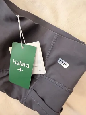 Halara XS Biker High-Waist Shorts With Pockets -scrunch butt lift XS - Gray - N thumbnail 5