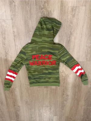 Rare Aviator Nation Peace Warrior hoodie thumbnail 7