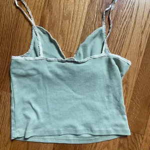 brandy melville/john galt sage green amara lace tank top thumbnail 3