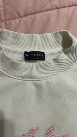 White Fox Boutique pink flower hoodie thumbnail 2