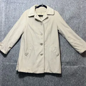 Vintage‎ Veloura Jacket Womens 10 Peacoat Tan Union Made 60s Trench Coat thumbnail 4