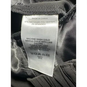 Quince Quick Stretch Crepe Paperbag Pants Women's Size 6 Black High Waisted thumbnail 7
