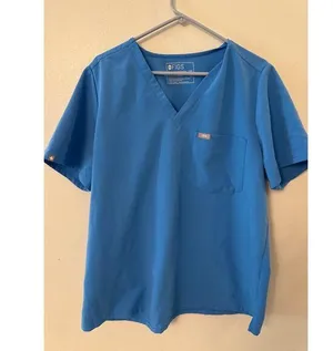 FIGS technical collection scrub top women's XXL royal blue thumbnail 1