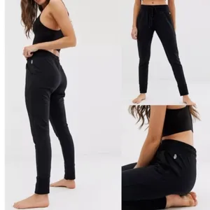 Free People Movement Black Sunny Jogger Drawstring Sweatpants thumbnail 2