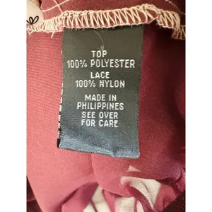 By & By Sheer Ombre Blouse M Pink Burgundy‎ Lace Back Whimsigoth Fairy Pixie NWT thumbnail 14