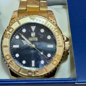 Montres Prestige x Invicta Men’s Gold 43mm Quartz Dress Watch BNIB thumbnail 3