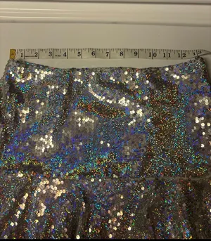 Sequin skirt Silver thumbnail 4