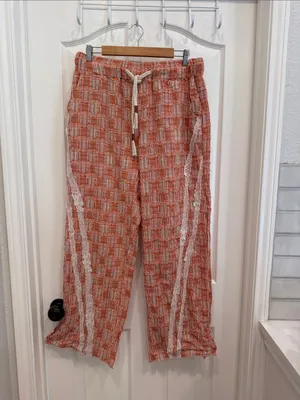 POL lace trim wide leg pants thumbnail 4
