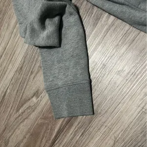 PINK Victoria’s Secret Grey Floral Pull Over Sweater; Medium thumbnail 8
