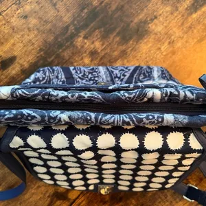 Vera Bradley  Indigo print pattern crossbody handbag thumbnail 13