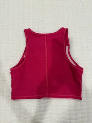 NWOT Hollister Social Tourist Pink Patchwork Tanktop thumbnail 2