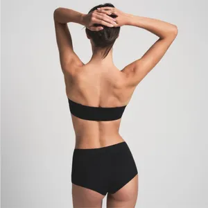 SKIMS NAKED BANDEAU BRA IN‎ ONYX strapless NWT size 3X thumbnail 9