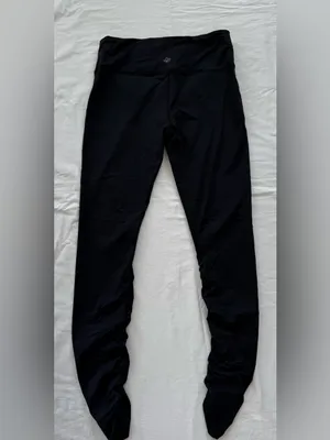 Yogipace Black High Rise Athletic Leggings XL Yoga Activewear‎ thumbnail 2