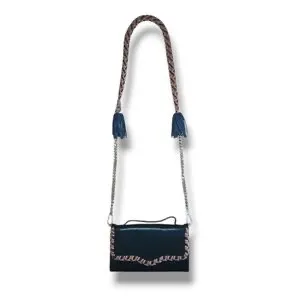 Rebecca Minkoff Leather Tassel Chase Crossbody Purse Wallet thumbnail 2