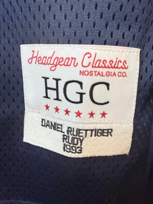 Headgear Classics Notre Dame RUDY RUDY RUDY SIZE SMALL Jersey Number 45 NWT thumbnail 6