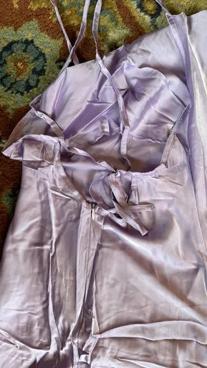 SheIn Lavendar Silky Slip Dress thumbnail 1