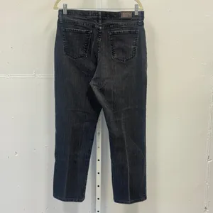Lee‎ Women's Classic Fit Straight Leg Jeans Black Size 12 Medium High Rise thumbnail 2