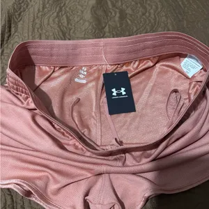 Under Armour Women's Athletic Shorts in Light Pink thumbnail 4
