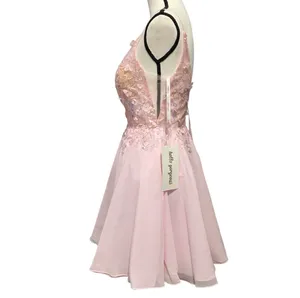 PromGirl Sheer-Bodice Floral Sequin Dress Size 4 thumbnail 4