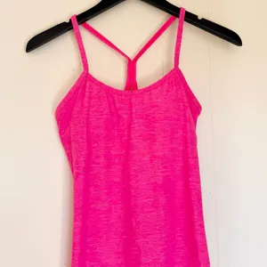 LULULEMON Power Y Racerback Tank Top Bright Hot Pink 6 thumbnail 2