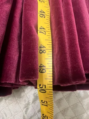 Laura Ashley Vintage Burgundy Velvet Dress 80sRomance Victorian Ralph Christmas thumbnail 9