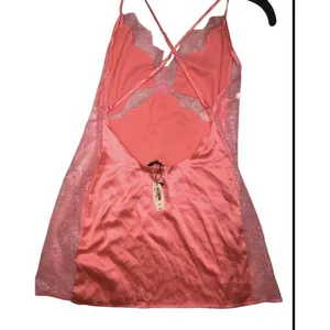 Victoria's Secret One Piece lingerie Pink Lace Open Back New With Tags Size S/P thumbnail 6