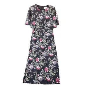 Tuckernuck Midnight Moonflower Leah Cape Dress Floral Flutter Sleeve Midi 4 New thumbnail 7