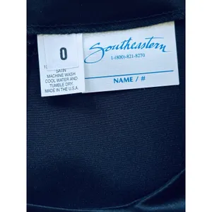 Vintage Southeastern Black Dress Women's Size 0 Long Formal Bridal Prom 80's 90s thumbnail 5