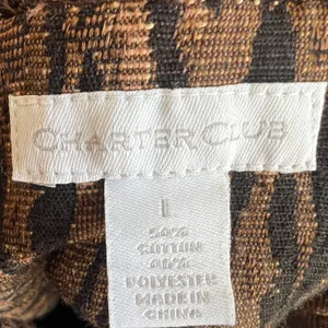 Vintage Brown Tapestry Jacket Animal Print Boho Y2K Retro Indie Sleaze‎ Large thumbnail 3