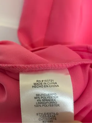 Seni & Cade Pink Bow Back Dress Size Medium thumbnail 8