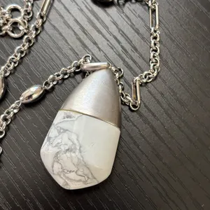Nwot Kendra Scott limit edition stone silver long necklace thumbnail 5
