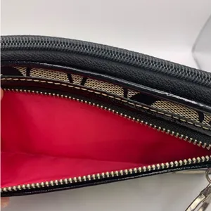 COACH Black Signature Canvas Wristlet Wallet thumbnail 6