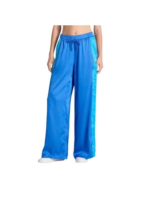 Joylab Womens Low-Rise Satin Tear Away Track Pants 94628908 Vibrant Blue XXL thumbnail 9