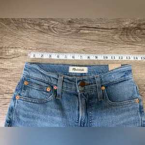 NWT Madewell The Perfect Vintage Jeans Womens 25 Ainsworth Wash AF691‎ Raw Hem thumbnail 5