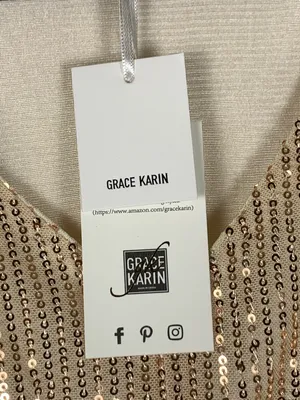 Grace Karin Womens Top 1XL Gold Sequin V Neck Batwing Peplum Party Blouse thumbnail 14