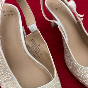 Women's Milan Slingback Heels - A New Day size 7 pearl wedding‎ guest classic thumbnail 5