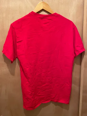 Champion Rutgers University T Shirt New Jersey College Red Size medium small stain as seen in picture thumbnail 8