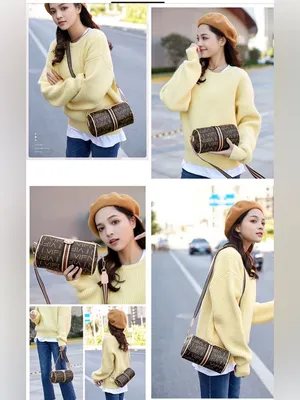 Monogram Bee Accent Barrel Crossbody Bag thumbnail 2