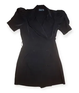 ASOS Design Womens Black Double Breasted Blazer Romper thumbnail 1