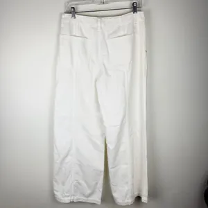 NWT Madewell Wide Sweep Trouser Denim Jeans Cream Size 27 Wide Leg Spring Summer thumbnail 16