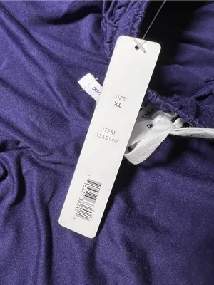 DKNY 2-Pack Purple Pants Brushed Jersey with Pockets XL thumbnail 6