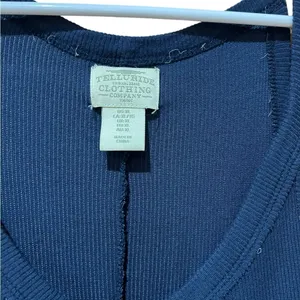 Telluride Clothing Company Blue Tank Top Women's Size XL thumbnail 2
