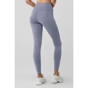Alo YOGA HIGH-WAIST AIRLIFT LEGGING 7/8 LENGHT FOG SIZE XXS NWT thumbnail 2