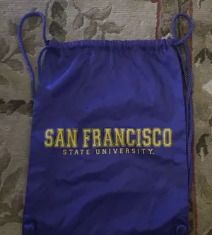 San Francisco State University Purple Drawstring Bag thumbnail 1