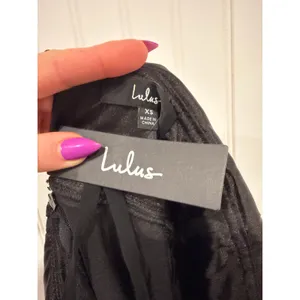 NWT Lulus I'm All Yours Black Tulle Ruffled Maxi Dress Debut Wedding Size XS thumbnail 6